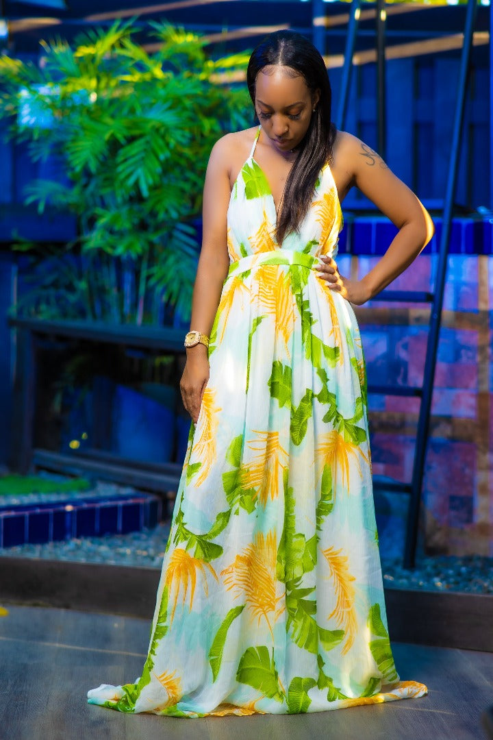 Lily Tropical Vibe Maxi Dress