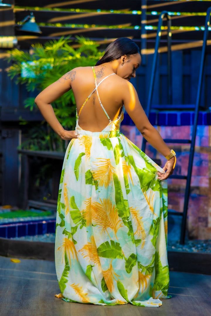Lily Tropical Vibe Maxi Dress
