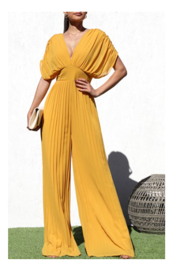 Harper Pleated Jumpsuit