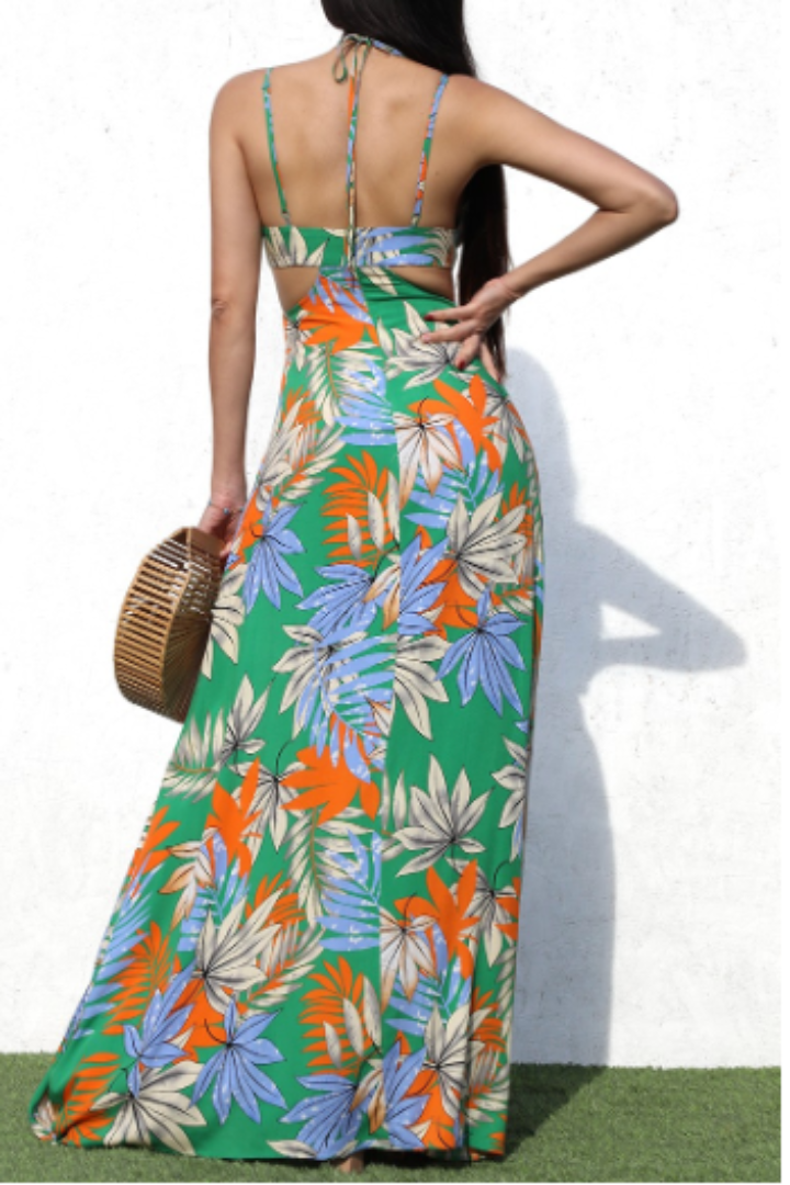 Luna Cut Out Woven Dress