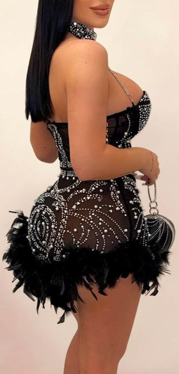 Sexy Solid Mini Dress