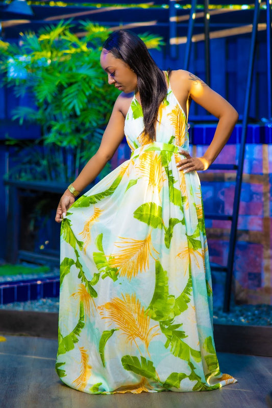 Lily Tropical Vibe Maxi Dress