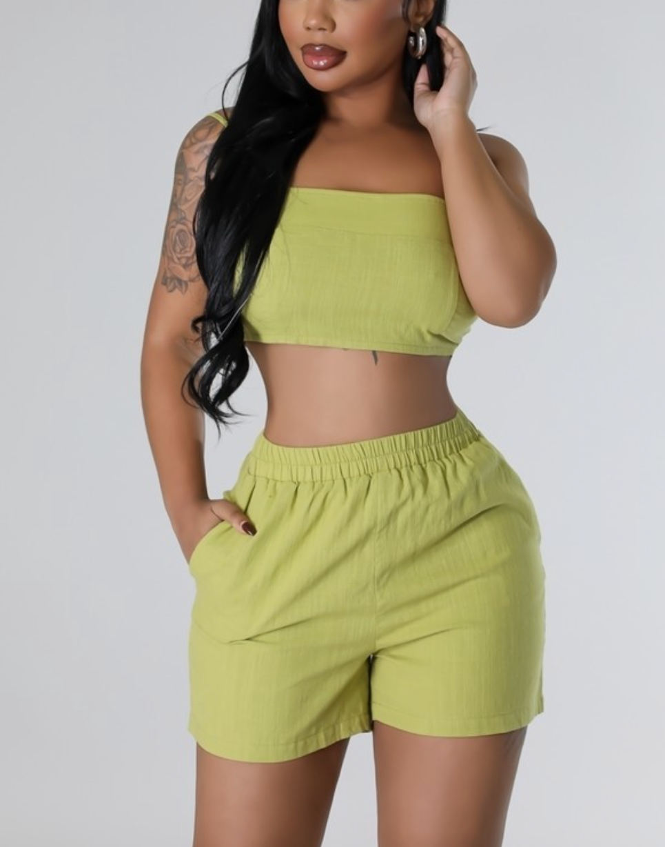 Fiona Three Piece Shorts Set