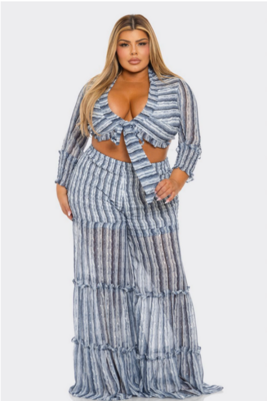 Ashley Pants Set (Plus)