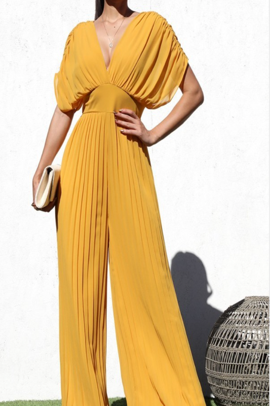 Harper Pleated Jumpsuit