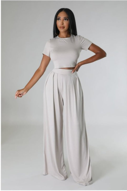 Sadie Crop Top & Pants Set